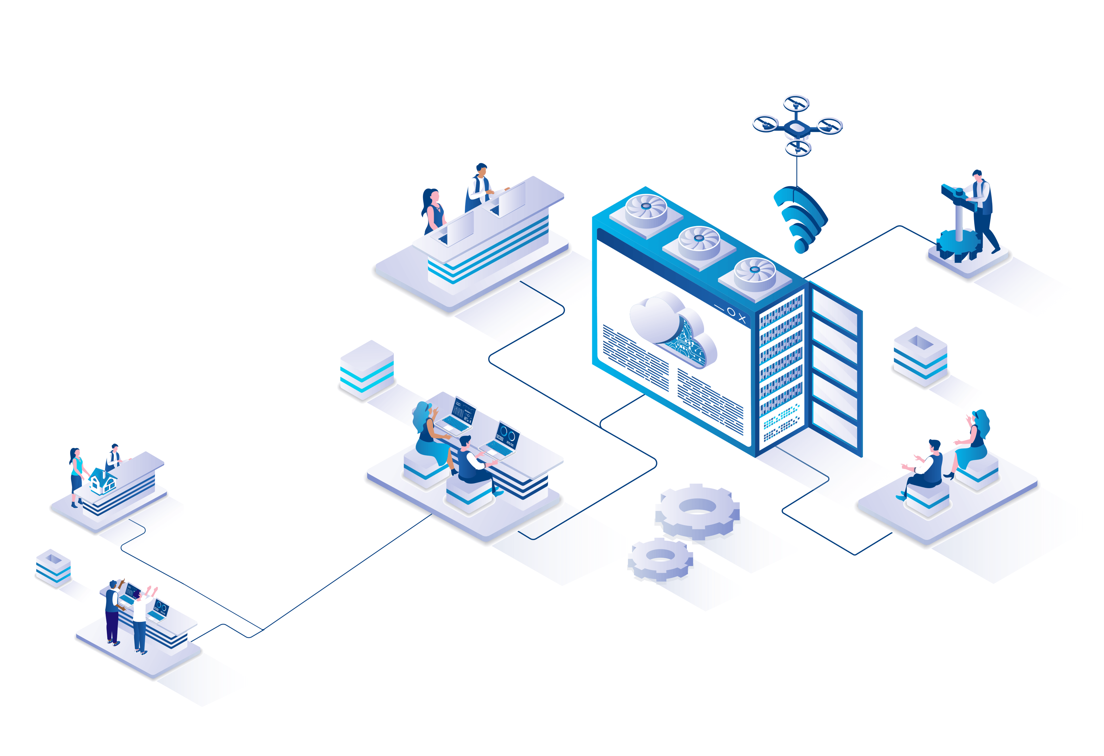 Zero Staff abstract background