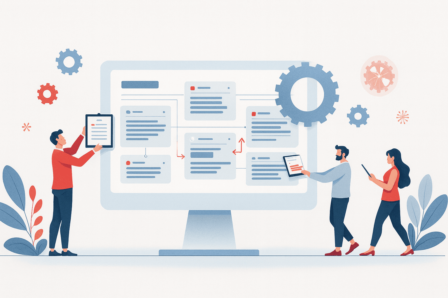 Zero Staff team collaborating under a spotlight